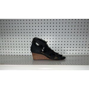 UGG Yasmin Snake Womens Leather Casual Gladiator Sandals Slides Size 6 Black